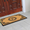 A1HC Hand Crafted by Artisans Geneva Monogrammed Entry Doormat, 30"x48", P
