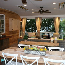 Custom screened-in porch