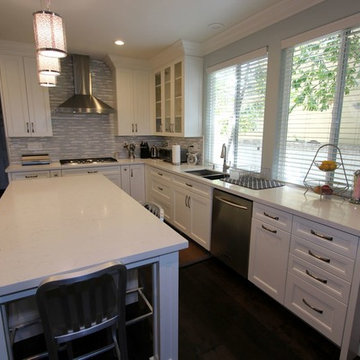 78 - San Clemente Kitchen Remodel with Custom Cabinets & Wood Floor