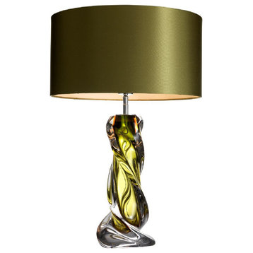 Green Blown Glass Table Lamp | Eichholtz Carnegie
