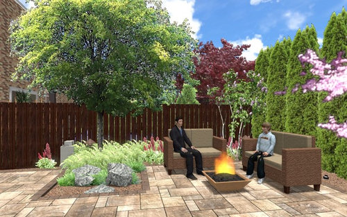 Some ideas for a small backyard