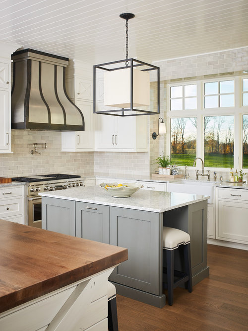 Küchen mit Rückwand aus Keramikfliesen in Grand Rapids Ideen, Design