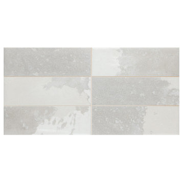 Kings Luxe Tradition Brick Silver Porcelain Wall Tile