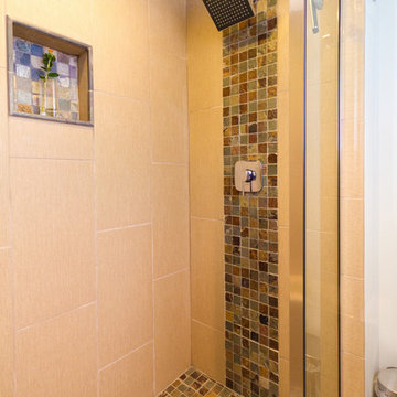 Bathroom, designed by Colette Sonby