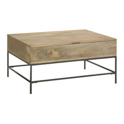 Industrial Storage Coffee Table - Coffee Tables