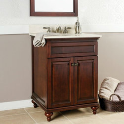 Foremost Amelyn Collection 25" Traditional Bathroom Vanity W/Engineered Stone To - Bath Products