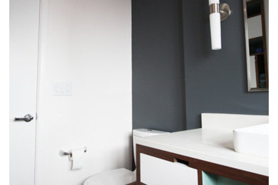 Inspiration for a contemporary bathroom remodel in Portland