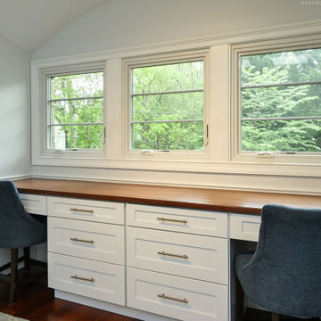 Casement Windows in Unique Homework Space - Renewal by Andersen Georgia