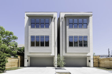 Inspiration for a contemporary exterior home remodel in Houston