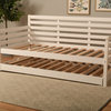Boho Daybed With Pop Up, White Finish