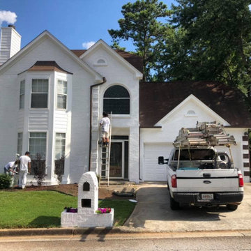 Painting a Brick home in Stone Mountain