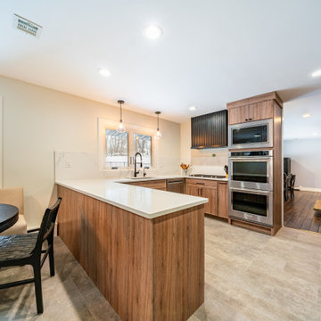 Wyckoff Kitchen - Modern Gray and Wood Tones
