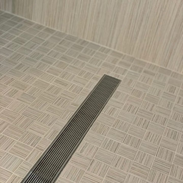 Linear Drain Shower Tile Remodel