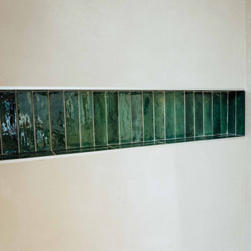 salle d'eau / dressing en noyer