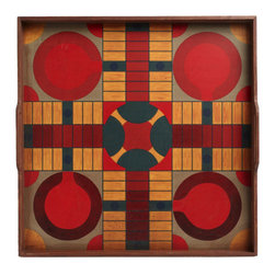 Folk Art Game Board - Parchesse Circles - Artwork
