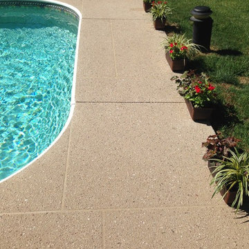 Spray Texture Concrete Overlay