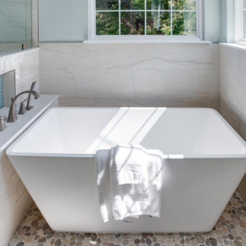 Transitional Primary Bathroom Design Dumfries, VA