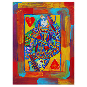 Howie Green 'Queen Of Hearts Centered' Canvas Art, 19"x14"