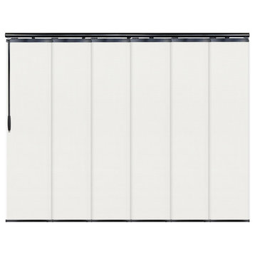 Amour 6-Panel Track Extendable Vertical Blinds 98-130"W