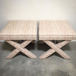 Custom X Benches - Footstools And Ottomans