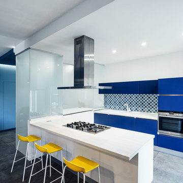 Prismatic Blue Apartment
