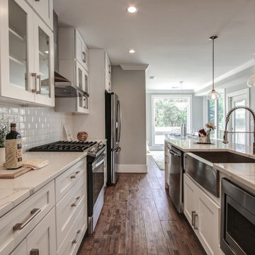 Kitchen Remolded With Marble Countertop, Sink,Cabinets in Fairfax