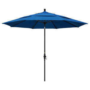 Abba Patio 9 Sunbrella Fabric Aluminum Patio Umbrella Green Contemporary Outdoor Umbrellas By Appearances International