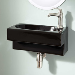 HANSER WALL-MOUNT BATHROOM SINK - Bathroom Sinks