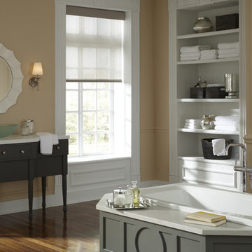 Serena Shades in the Bathroom