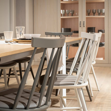 Decoración de comedor y cocina en txoko