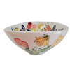 Garden Floral Vessel Sink with Deco Tiles Limited Edition