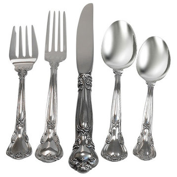 Gorham Sterling Silver Chantilly 5-Piece Place Set with Place Soup Spoon