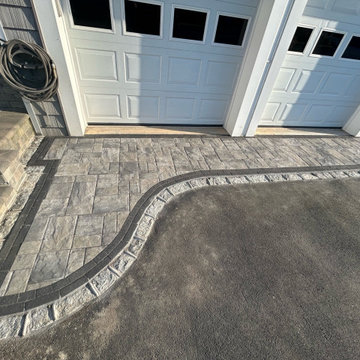 Amity Harbor | Expanded Driveway With Nicolock Stone Ridge Pavers