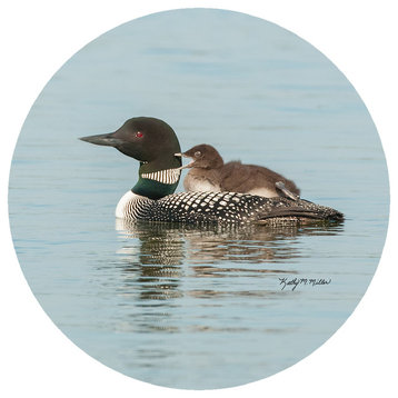 Andreas Kathy Miller Loon Trivet, 8" Round