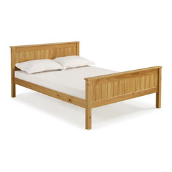 Alaterre Furniture - Alaterre Furniture Harmony Full Wood Platform Bed in Cinnamon - Platform Beds