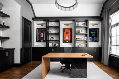 Transitional home office photo