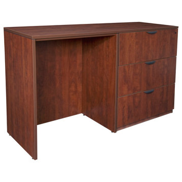 Legacy Stand Up Side to Side Lateral File/ Desk- Cherry