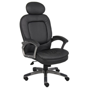 Boss Executive Pillow Top Chair With Headrest