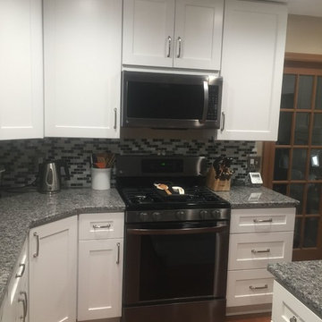 J&K Do-It-Yourself White Shaker Kitchen