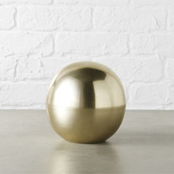 dome small gold storage | CB2 - Cable Management