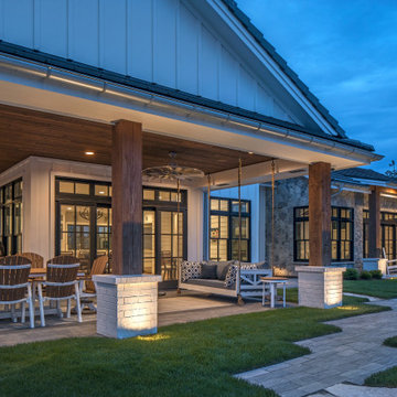Outdoor Patio Lighting | Lake House Outdoor Lighting Design