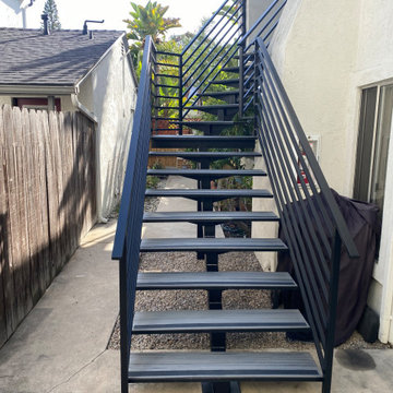 Pacific Beach Staircase Construction