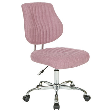 Sunnydale Office Chair  With Chrome Base, Orchid