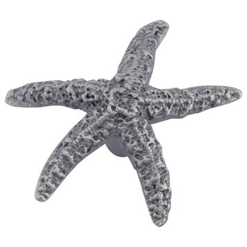 Pewter Starfish Knob, ATH142P