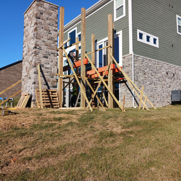 Union | 2-Story Covered Octagon Custom Deck