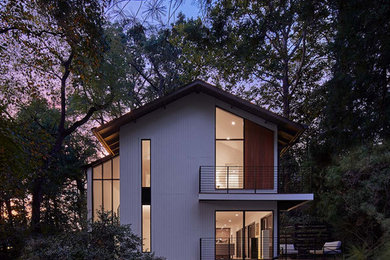 Mid-century modern exterior home photo in DC Metro