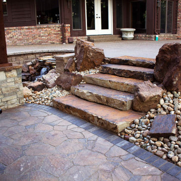 Sunset Hills Woodland Estate Pavilion & Custom Outdoor Kitchen