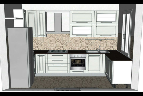 Consiglio rivestimento cucina con cappa a vista Cucina con cappa