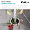 WasteMate Continuous Feed Garbage Disposal With 1 HP Motor for Kitchen Sink