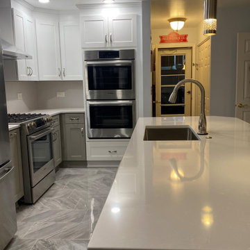 Beautiful Kitchen Transformation With New Two-Tone Cabinets